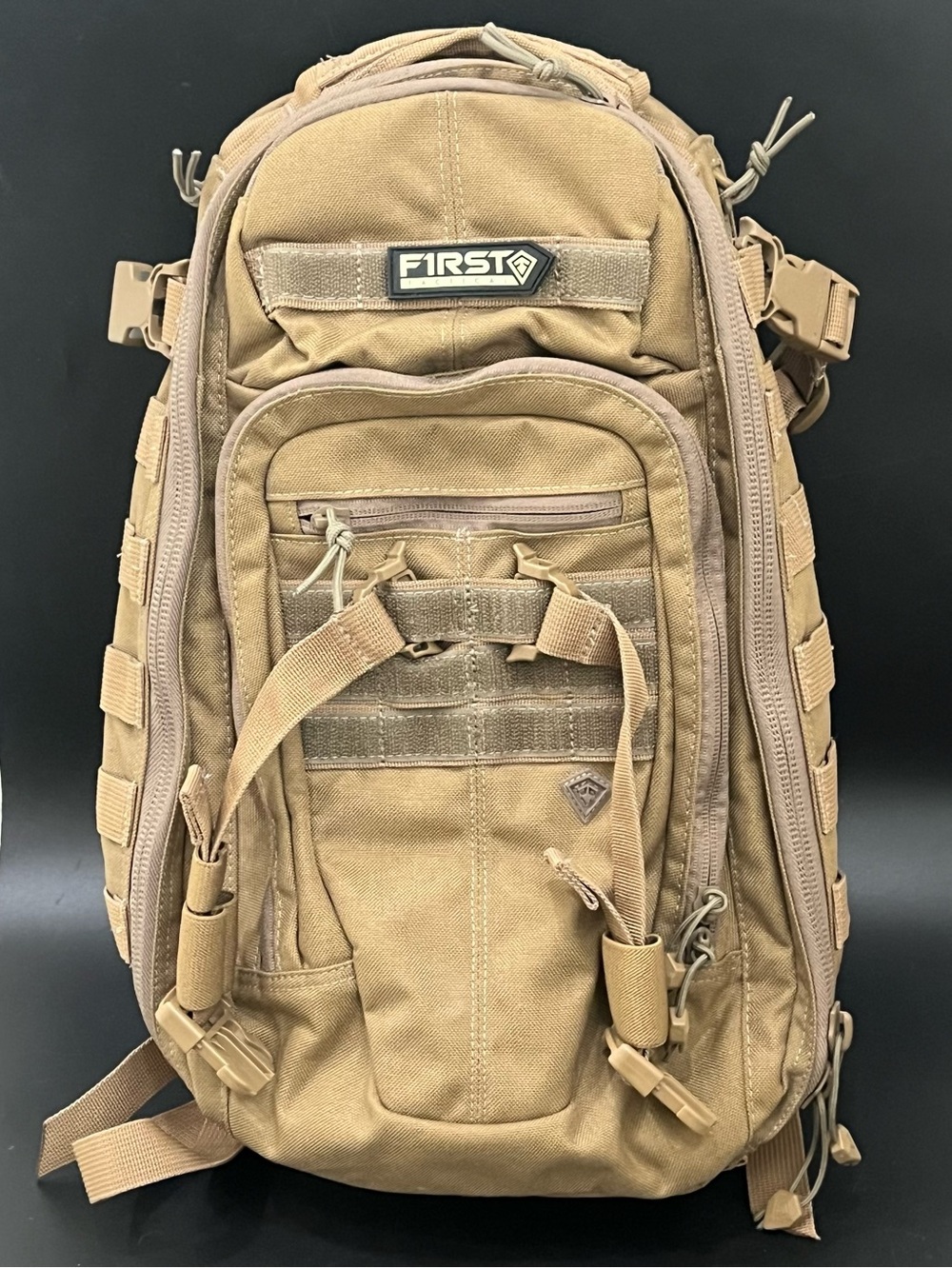 First Tactical Tactix Coyote Brown Crosshatch Sling Pack Day Backpack 19L
